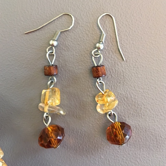 Chicos Beaded Necklace & Earring Set - Picture 2 of 4